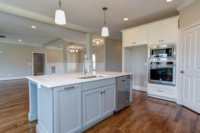 Inspiration for a transitional kitchen remodel in Other