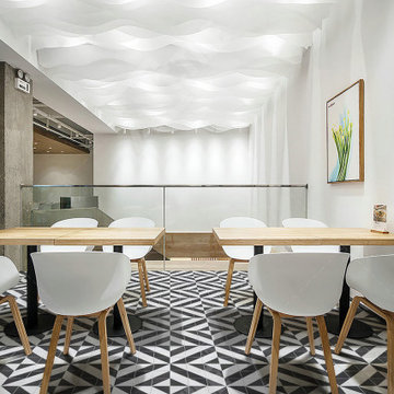 4" unglazed mazz geometric pattern mosaic tiles for restaurant floor - T4-CS-FD