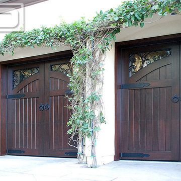 French Garage Doors for a Mediterranean Architectural Home in Orange County, CA!