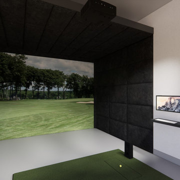 Four Season Hideaway - Golf Shed Plan Interior