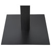 Square Pedestal Dining Table, Versmissen Herringbone, Small