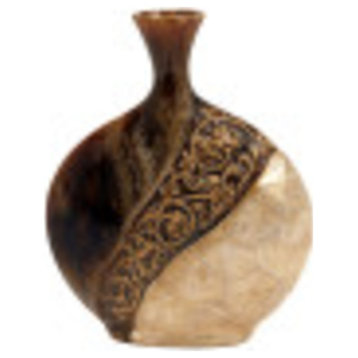 Traditional Brown Ceramic Vase 64735