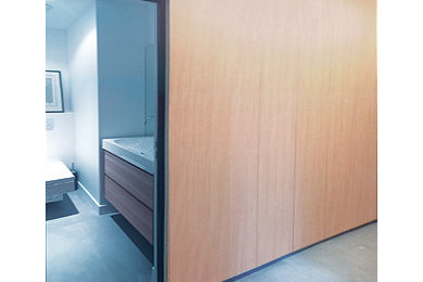 Inspiration pour une salle de bain design.