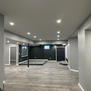 Custom Home Theater Basement Renovation