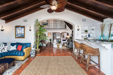 Sunroom - coastal sunroom idea in Los Angeles