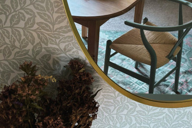 Design ideas for a contemporary dining room in Other.