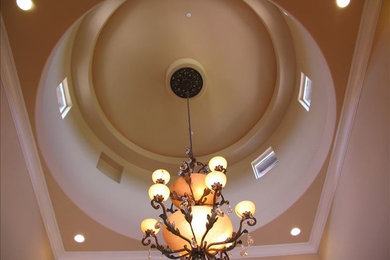 Inspiration for a mediterranean entryway remodel in Sacramento