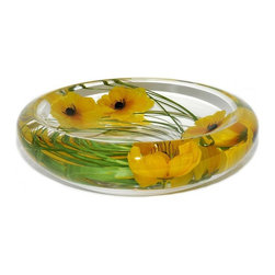 Yellow Poppy Flower Bowl - Home Decor