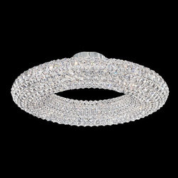 Schonbek Cassini 15 Light Flush Mount lighting in Contemporary style - Lighting