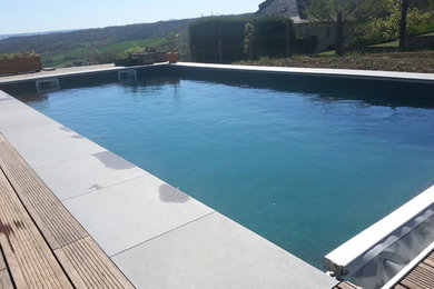 Design ideas for a pool in Clermont-Ferrand.