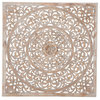 Traditional Brown Wooden Wall Decor 86495