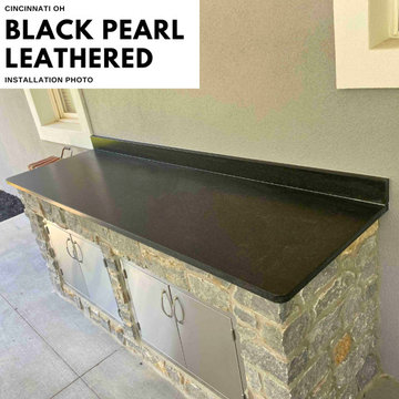 Cincinnati, OH- Black Pearl Leathered Granite