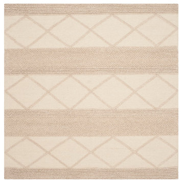 Safavieh Natura Collection NAT217A Rug, Beige, 8' x 8' Square