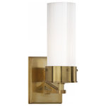 Visual Comfort - Marais Medium Bath Wall Sconce, 1-Light, Hand-Rubbed Antique Brass, 11.25"H - This beautiful wall sconce will magnify your home with a perfect mix of fixture and function. This fixture adds a clean, refined look to your living space. Elegant lines, sleek and high-quality contemporary finishes.Visual Comfort has been the premier resource for signature designer lighting. For over 30 years, Visual Comfort has produced lighting with some of the most influential names in design using natural materials of exceptional quality and distinctive, hand-applied, living finishes.