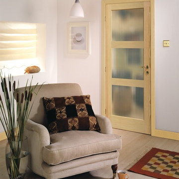 Masonite Wood French 3 Panel Pine