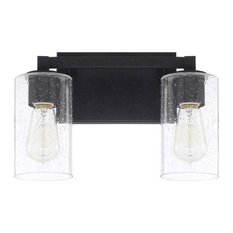 Capital Lighting Ravenwood 119821BI-435 2 Light Vanity in Black Iron