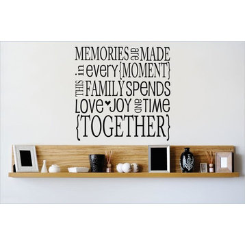Decal, Memories Made...Quote, 20x20