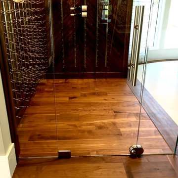 Glass Enclosed Wine Cellars