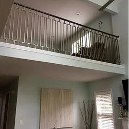 Elegant Metal Railing - Stair Parts