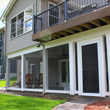 Screened Porch Addition & Composite Deck — Outdoor Living Space