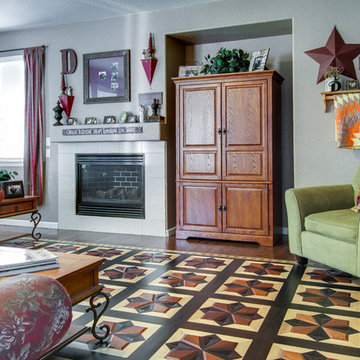 Sculpted Wood Flooring