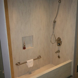 Corian Custom Tub Using the Color Clam Shell - Products