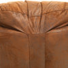 GDF Studio Bernhoft Swivel Fabric Armchair, Brown