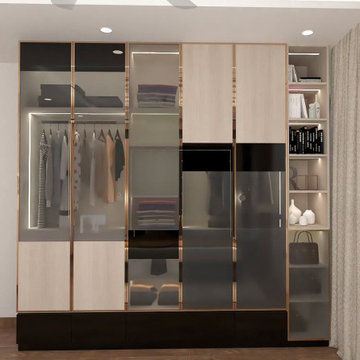 Modern Wardrobe & Storage Design by Custom Design Interiors