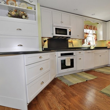 Kitchens before and after
