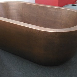 Copper Claw feet hammered Bathtub - Bathroom Products