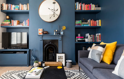 9 Ideas for Designing a Navy Blue Living Room