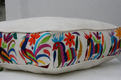 Eclectic Floor Pillows And Poufs by Etsy