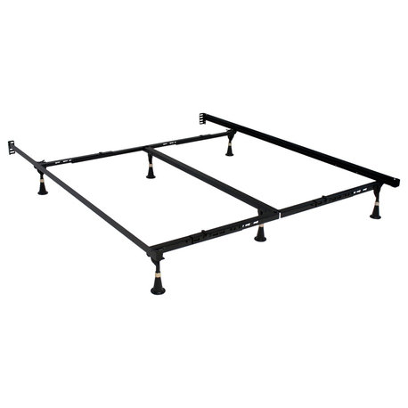 Premium Lev-R-Lock  Bed Frame Twin/Full/Queen/Cal King/E. King With 6 Glides