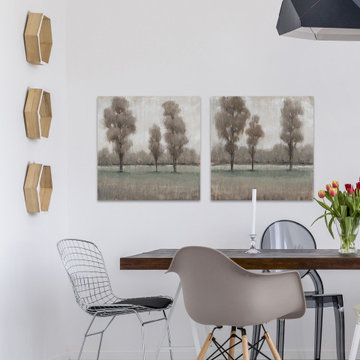 Shimmering Trees III Diptych