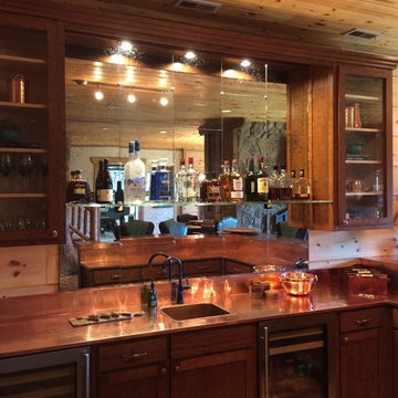 Englewood - Antique Mirror Backsplash