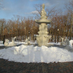 Stone Fountain - Outdoor Fountains And Ponds