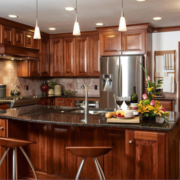 Warm Tones Cabinets: Custom Wood Products