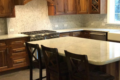 Inspiration for a modern kitchen remodel in New York