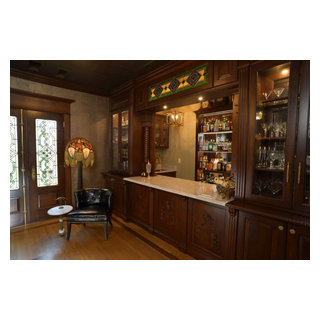 Modern Victorian Gem - Victorian - Home Bar - Other - by Copper Leaf ...