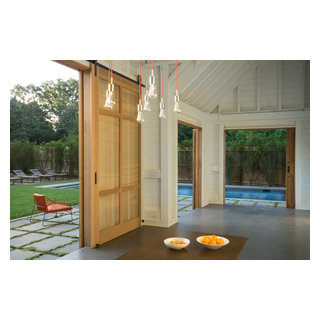 Cape Cod Barn, Pool, Patio and Landscape Design | Orleans, MA ...