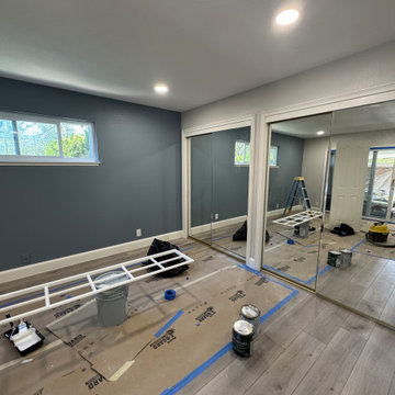 Home Remodel/ One Bath/paint/popcorn removal/LED Can lights/baseboards/Flooring