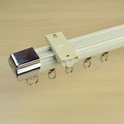 CHR7420 Ceiling Mount Custom Made Length Single Curtain Tracks and Rails - Window Treatment Accessories