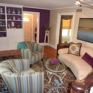 Colorful Contemporary Living Room