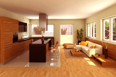 Modern kitchen in Manchester.