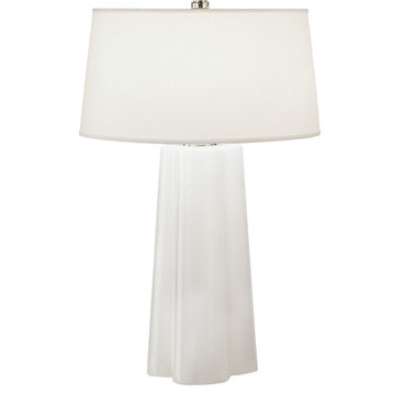 Wavy Table Lamp, White Cased