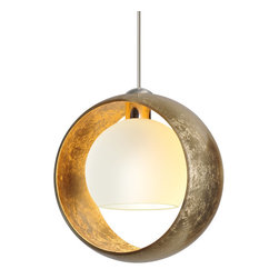 Pogo - Gold/Inner Gold Foil - Pendant Lighting