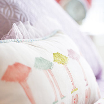 Purple & Light Blue Girl's Bedroom