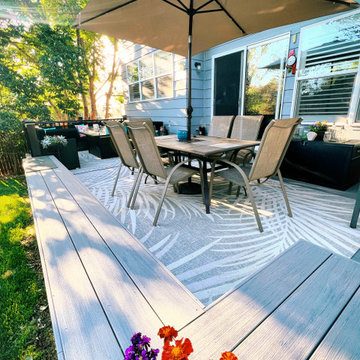 Lone Tree, CO. Deck teardown and low to grade composite re-deck by Archadeck
