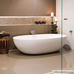 Haven 1760 Stone Freestanding Bath Without Base By Plumbline - Bathtubs