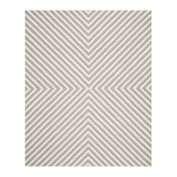 Cambridge Silver/Ivory 9 ft. x 12 ft. Area Rug - Area Rugs